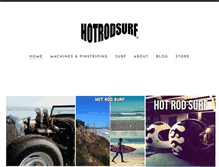 Tablet Screenshot of hotrodsurf.com